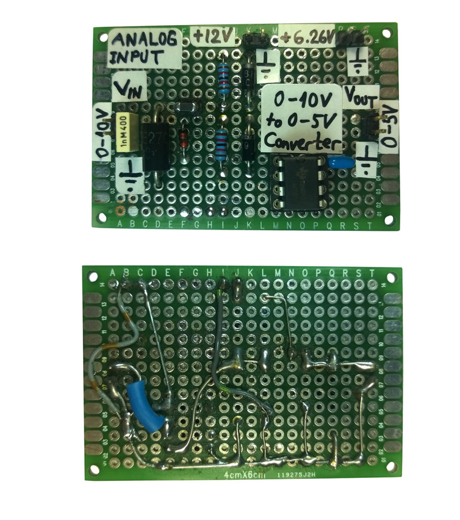fig 4 0-10V to 0-5V signal converter - analogue input modules