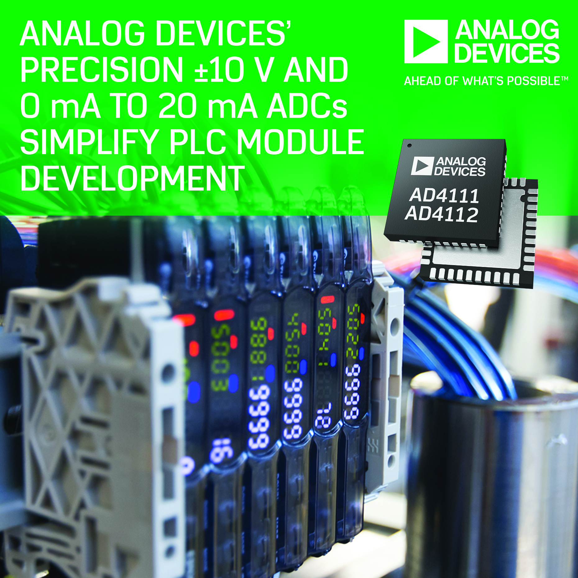 Analog Devices’ Precision +/-10V and 0-20mA A/D Converters Simplify PLC ...