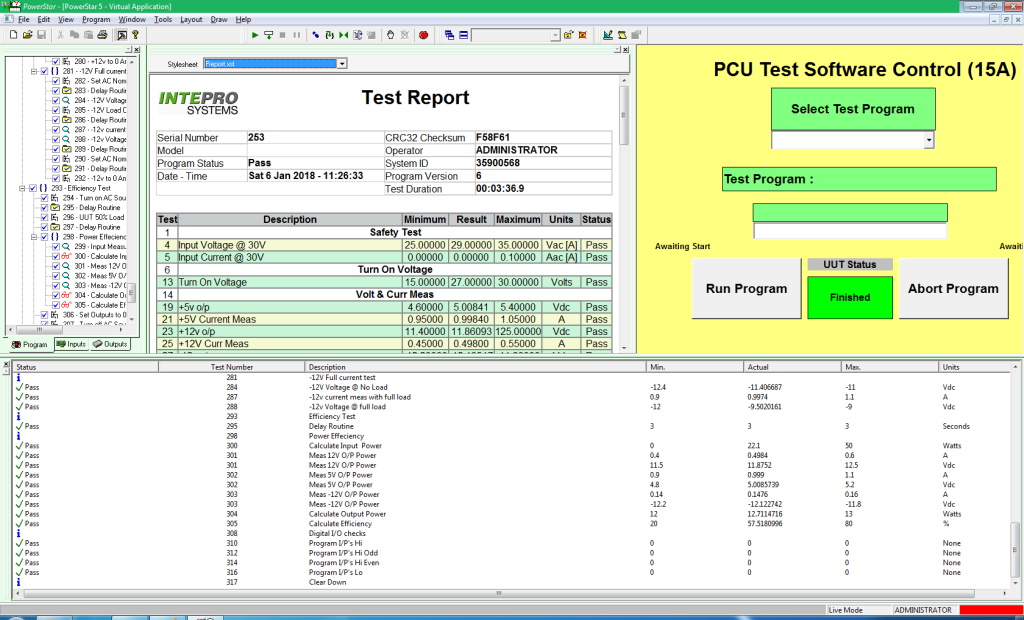 059 2 PowerStar 6 INTEPRO SYSTEMS enhances “Program without Coding” PowerStar 6 Power Test Executive