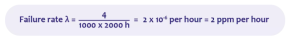eq 1 What does the MTBF (Mean Time Between Failures) tell you about a power supply?